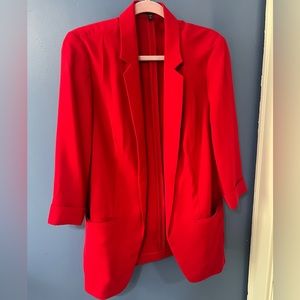Express Red Blazer